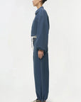 Lennox Straight Leg Pant Dark Indigo Pants - Trousers Simkhai