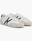 Riveria Nylon Sneaker Coconut/Navy Sneakers Veronica Beard - Shoes
