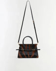 River Calf Hair Top Handle Bag Zebra Tote & Satchel Simkhai