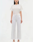Addy T-Shirt White Tops - Blouses Simkhai