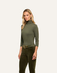 Aja Turtleneck Army Tops - Turtleneck L'Agence