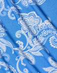 Ressi Fitted Tee Regatta Blue / Ivory Paisley Tops - Tees L'Agence