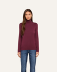 Lani Turtleneck Deep Sangria