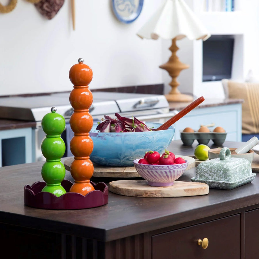35cm Bobbin Salt & Pepper Grinder Orange Accessories - Home Decor - Tabletop Addison Ross 
