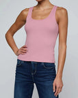 Adira Scoop Neck Tank Lilas Tops - Tanks L'Agence