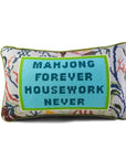 Mahjong Needlepoint Pillow Home Decor - Pillows Furbish