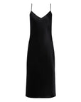 Jodie Silk Slip Dress Black Dresses - Midi L'Agence