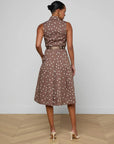 Kylo Shirt Dress Cardamom Ecru Polka Dot Dresses - Midi L'Agence