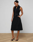 Kylo Shirt Dress Black Dresses - Midi L'Agence