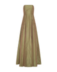 Nessa Strapless Maxi Olive Dresses - Maxi L'Agence