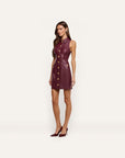 Apolline Collar Racer Dress Deep Port Dresses - Short L'Agence