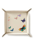 Butterflies Tray Beige Home Decor - Bowls, Trays & Vases Alepel