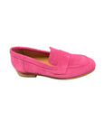 Ardelle Fuschia Suede Flats - Loafer Cordani