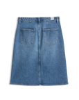 Shannon Classic Denim Skirt Medium Wash Skirts - Midi Frank & Eileen