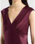 Eleni Wine Dresses - Maxi Rails
