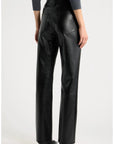 Sutton Faux Leather Pant Black Pants - Trousers rag & bone