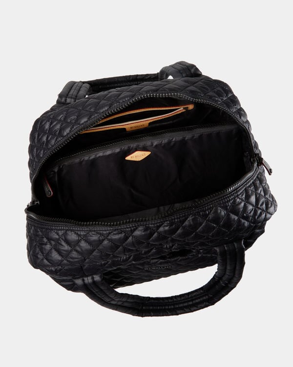 Jim Travel Bag Medium Black Handbags - Tote & Satchel MZ Wallace 