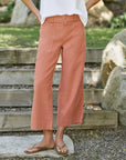 Limerick Wide Leg Carpenter Pant Canyon Denim - Flare & Wide Leg Frank & Eileen