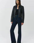 Freeman Leather Jacket Black Jackets - Blazers Simkhai