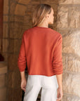 Jackie Sweatshirt Cardigan Clay Sweater - Cardigans Frank & Eileen