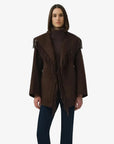 Rowen Fringe Jacket Chocolate