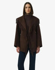 Rowen Fringe Jacket Chocolate Jackets - Blazers Simkhai