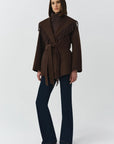 Rowen Fringe Jacket Chocolate