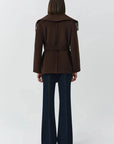 Rowen Fringe Jacket Chocolate Jackets - Blazers Simkhai