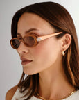 Outta Love Caramel Sunglasses Le Specs