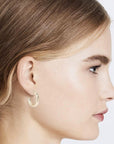 Lou 1" Hoops Gold Jewelry - Earrings Jennifer Zeuner