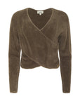 Antonella Crossover Sweater Driftwood Sweater - V-Neck L'Agence