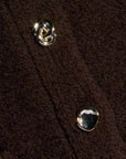 Melissa Knit Cardigan Brown/Gold