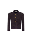 Morrigan Cardigan Dark Java/Black/Burgundy