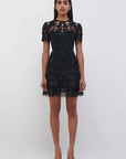 Paislee Lace Cocktail Dress Black Dresses - Short Simkhai