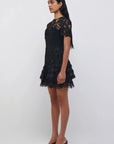 Paislee Lace Cocktail Dress Black Dresses - Short Simkhai