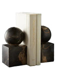 Black & Gold Marble Honed Bookends Home Decor - Decorative Accents Marble Crafter
