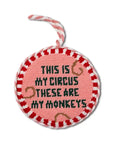 This Is My Circus Needlepoint Ornament Home Decor - Decorative Accents Furbish