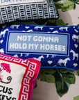 Hold My Horses Needlepoint Pillow Home Decor - Pillows Furbish
