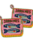Beaded Sardines Coin Purse Wallets Lily Posh
