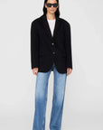 Quinn Blazer Cashmere Blend Black