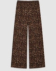 Roslyn Pant Black And Leopard Brown Pants - Trousers Anine Bing