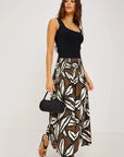 Alessa Skirt Cocoa Floral Skirts - Maxi Rails
