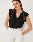 Allea Top Black Tops - Blouses Rails