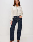Aloise Shirt Ivory Tops - Button Down Rails