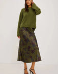 Anya Olive Dahlia Skirts - Maxi Rails