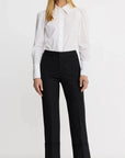 Box Pleat Shirt Optic White Tops - Button Down Smythe