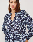 Asta Top Navy Jasmine Tops - Blouses Rails