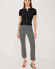 Auray Black Gingham Pants - Trousers Rails