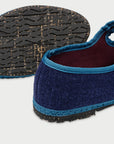 Arthur Mary Jane Blue Sandals - Flat Sandals Flabelus