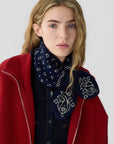 Bandana Bowtie Scarf Midnight/Butter